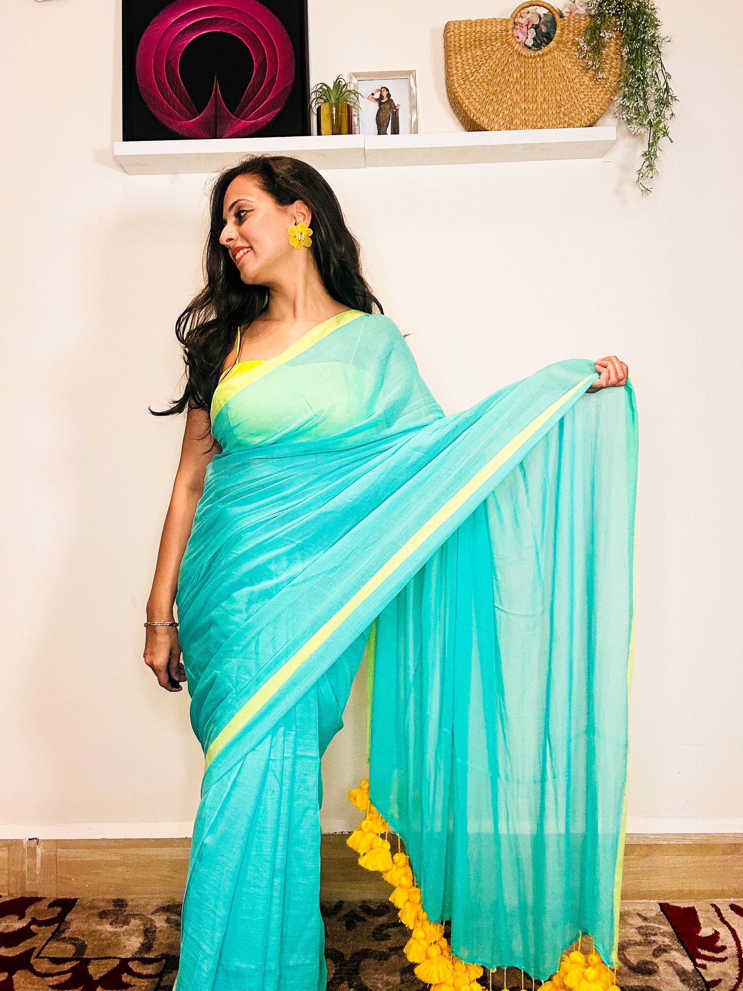 Neelanjana (Aqua Bliss Saree)